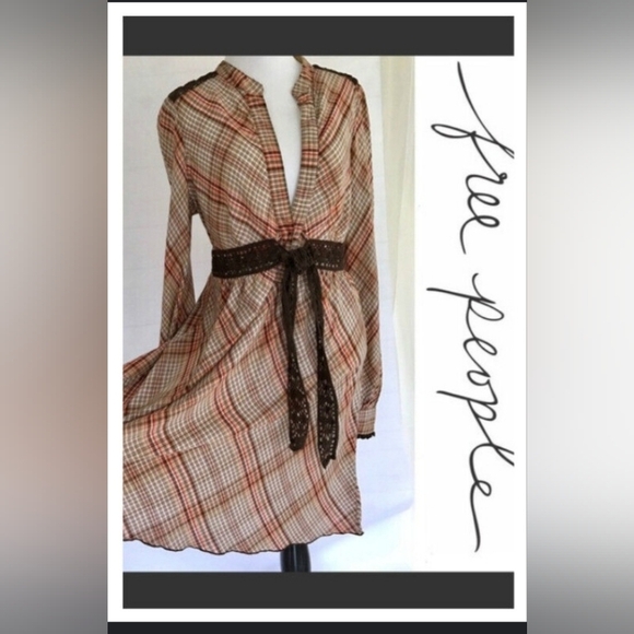 Free People vintage dress size 10 - Picture 1 of 16